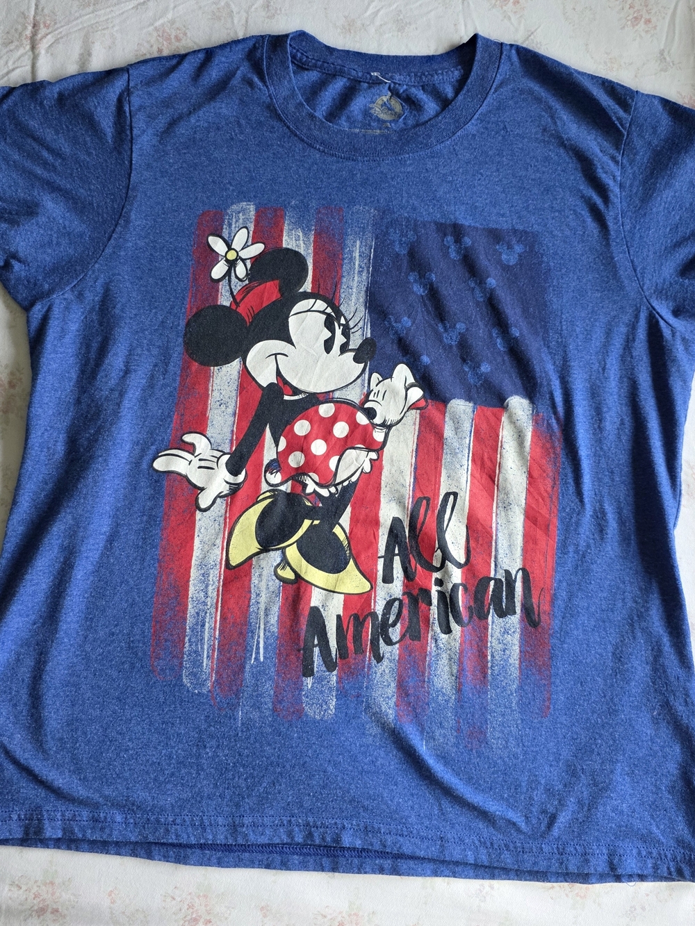 Disney Minnie Mouse All American Blue Girls' Tee